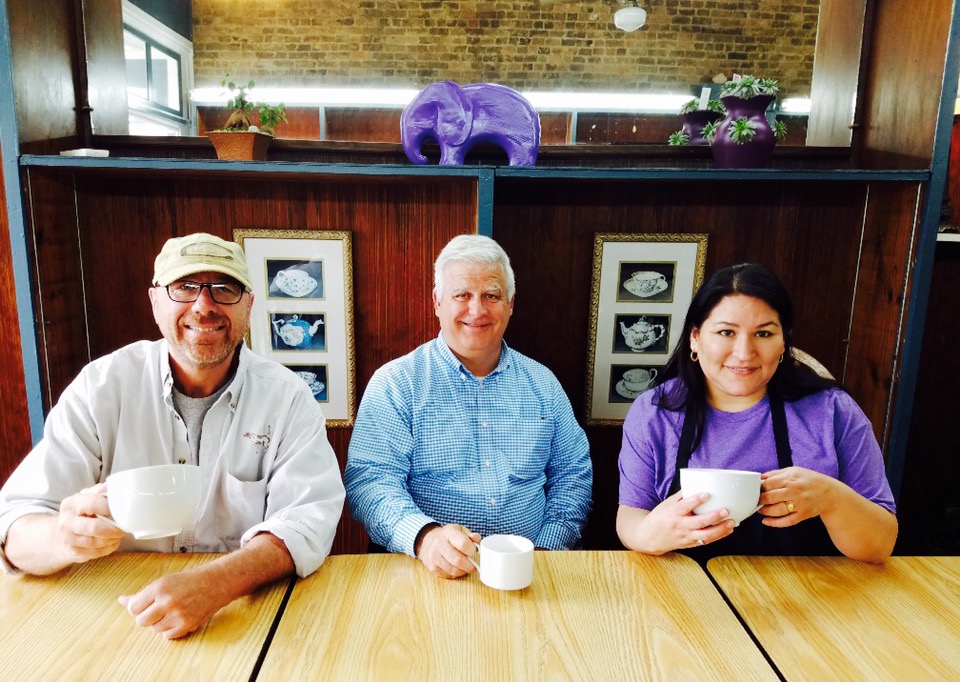 Dr. John White, Mike Wiles and Sonia Guzman